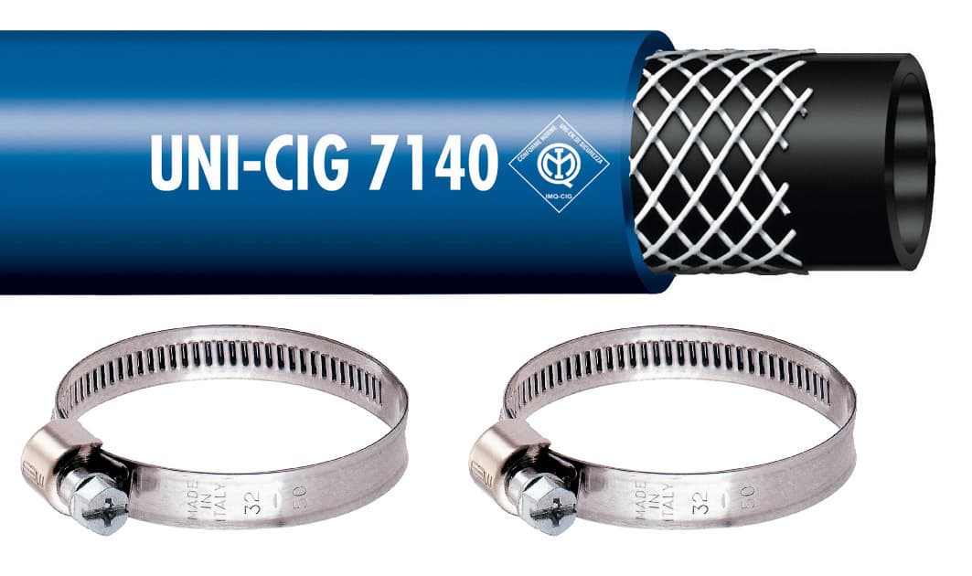 Tubo per Gas GPL Imq D 8 x 13 mm con Fascette 2 m Pl 2 Pezzi - 2