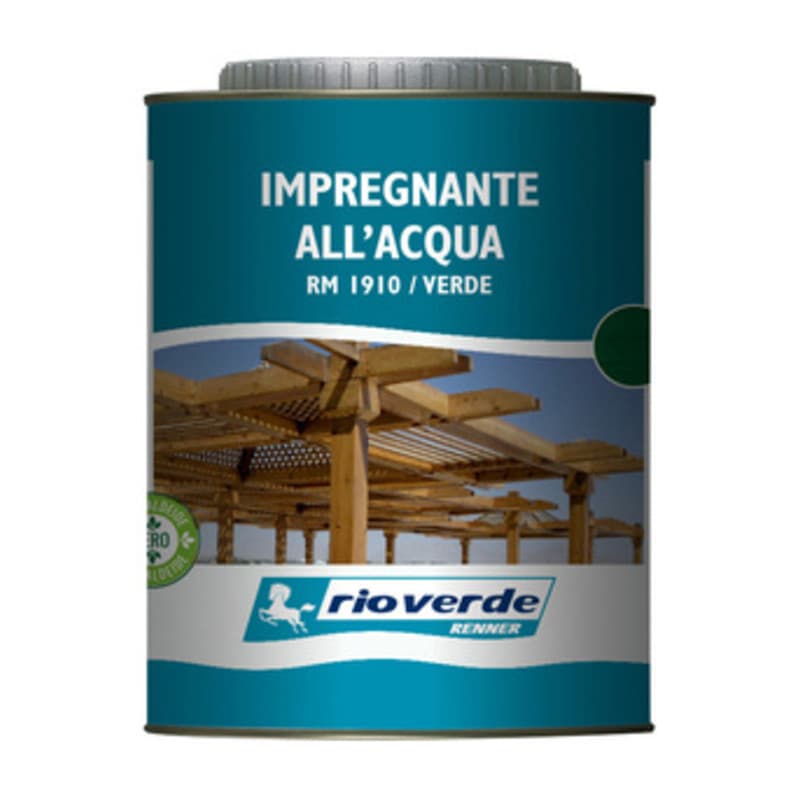 Rioverde Rm 1910 Impregnante 0,750 l Verde 6 Pezzi - 2