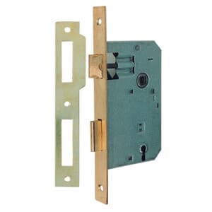Serratura Q.8 x 70 Ottonata da 30 Bonaiti Serrature 1,0 Blister Bl Patent - 2