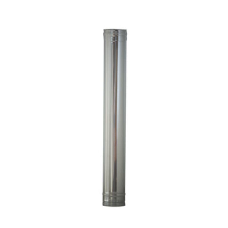 Tubo INOX AISI 304 H 100 cm Ø 14 cm 5 Pezzi - 2