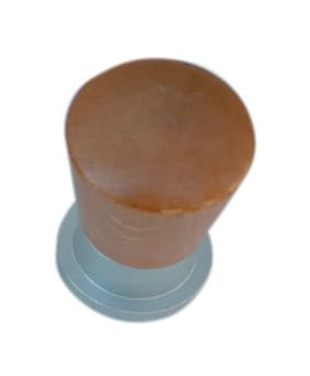 Bl Pomolo Legno Ott 745A Ø 19 mm Noce Ch Botter Luigi 6,0 Blister 2 Pezzi - 2