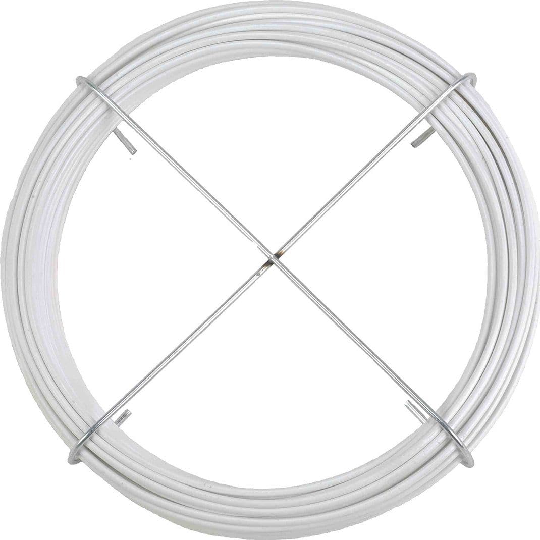 Filo Stendibiancheria Acc Plas 2,7 mm Bianco 20 m* Filotecnica 10 Pezzi