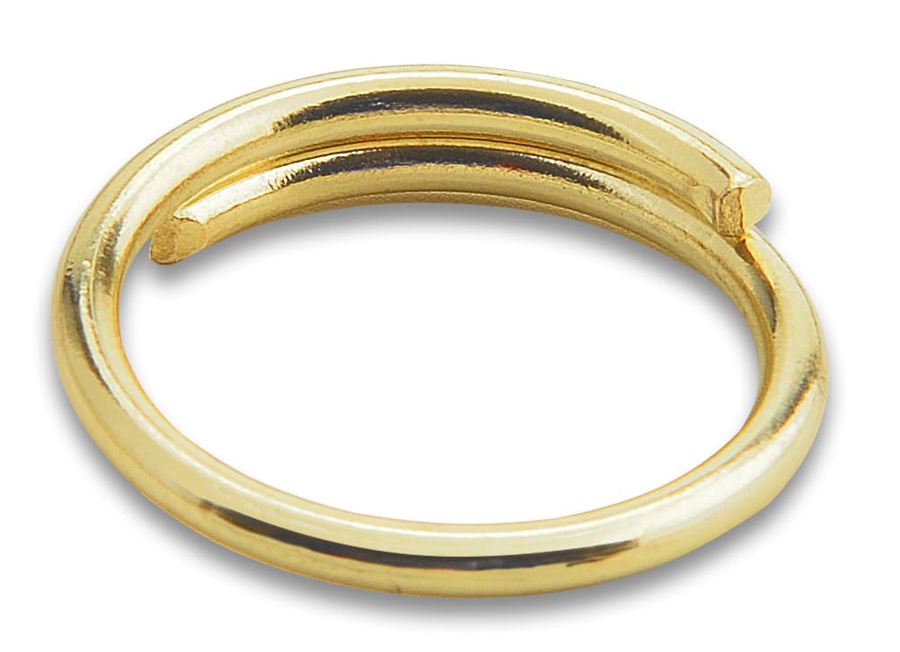 Catena a Perline Ottone Lucido D 14 mm 2,0 Centinaia Anello - 2
