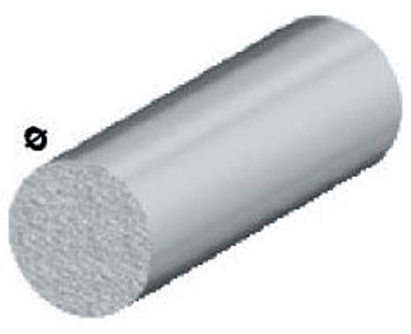 Profilo Argento H 100 cm Tondo Pieno D 10 mm** Arcansas 5 Pezzi - 2