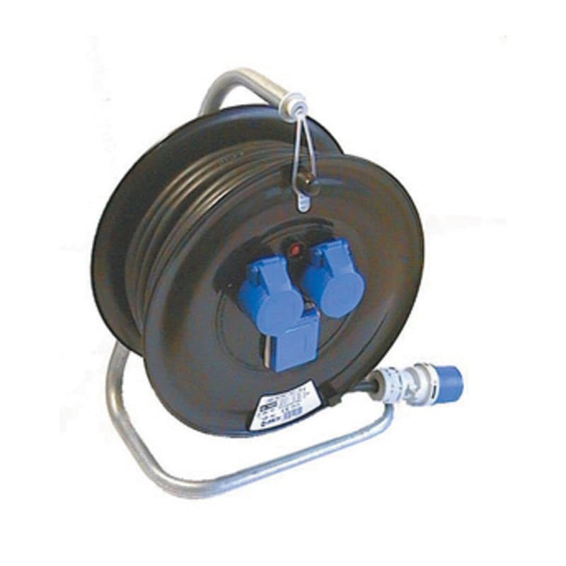 Fme 14.622 Avvolgicavo 2P 30 m CE220V e 1 Bip Schu Fanton - 2
