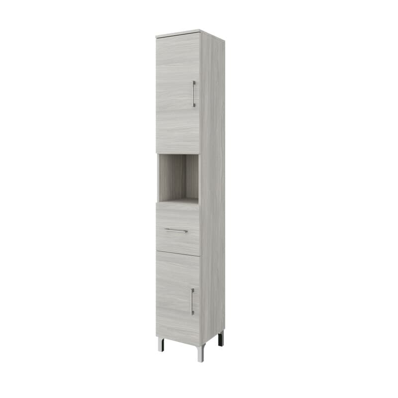 Colonna Rubino 2A e 1C Rovere Grigio Reversibile Classe A Plus - 2