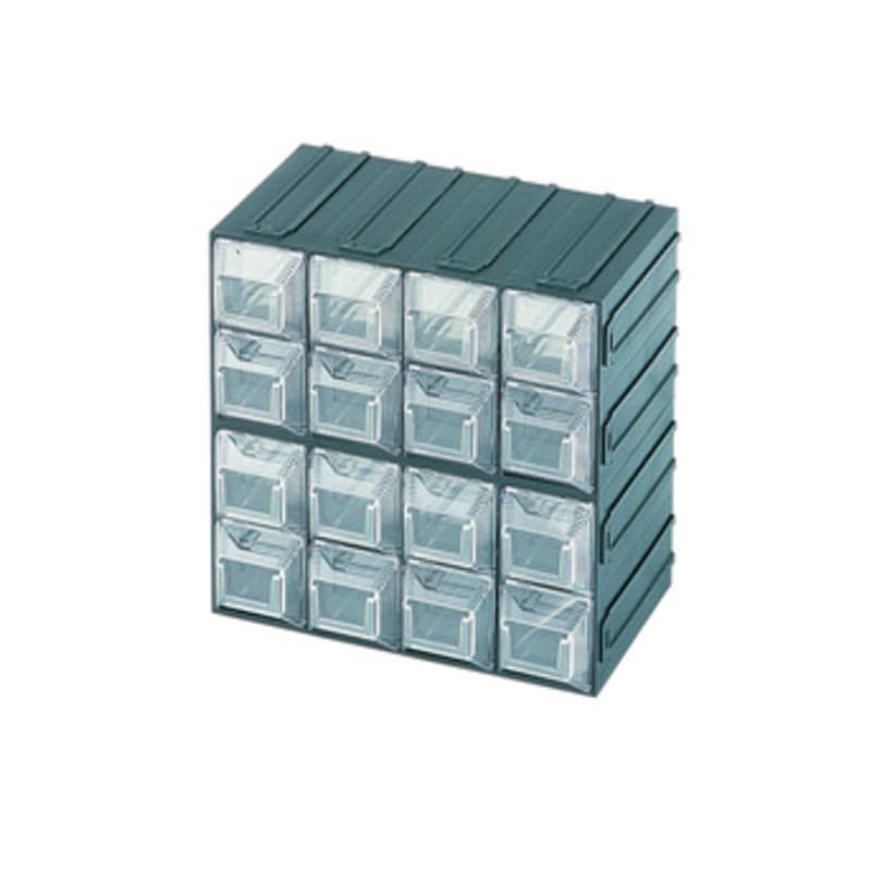Cassettiera Terry Vision 12 a 16 Scomparti 4 Pezzi - 2