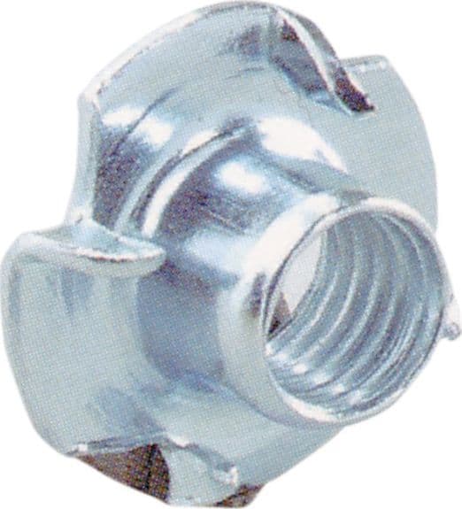 Sc Fondello a 4 Punte Zinc 10MA Ø 22XH12 Mm 10 Confezioni da 10 Pezzi - 2