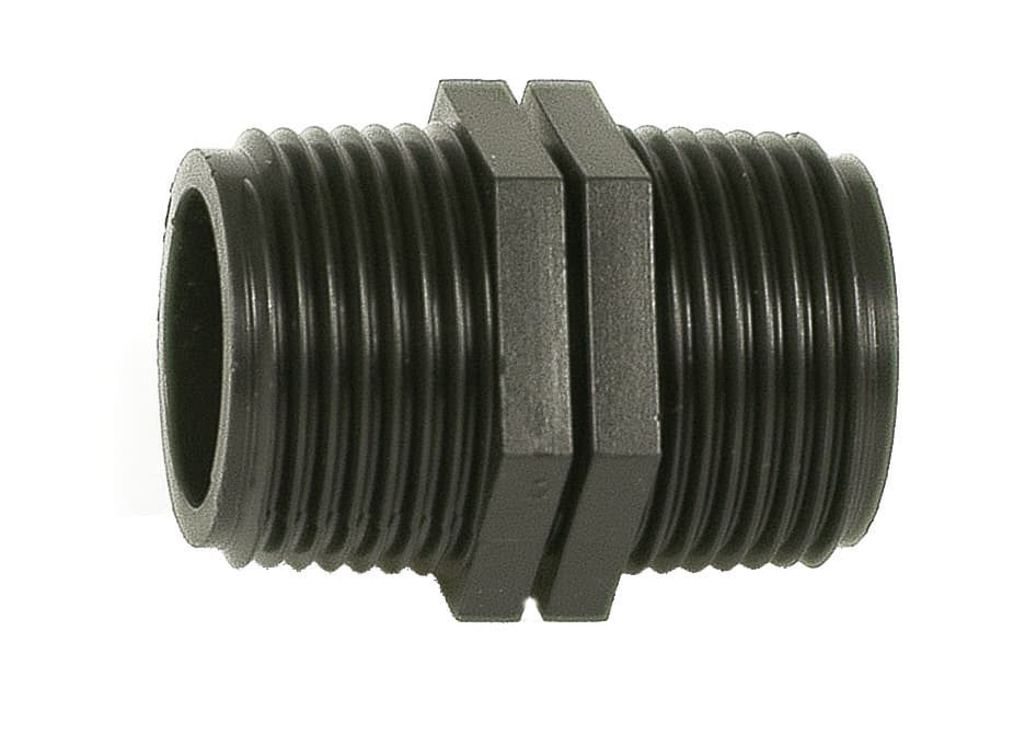 Raccordo Nylon Nipplo ¾ x ¾ Pl Irritec 5 Pezzi - 2