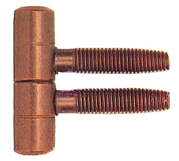 Cerniera Anuba Acciaio Ottonato Ø 13 mm 5,0 Blister Bl 2 Pezzi - 2