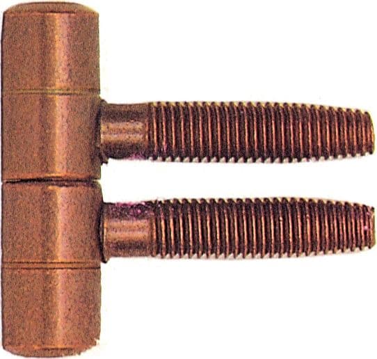 Cerniera Anuba Acciaio Bronzato Ø 13 mm 5 Blister Bl 2 Pezzi - 2