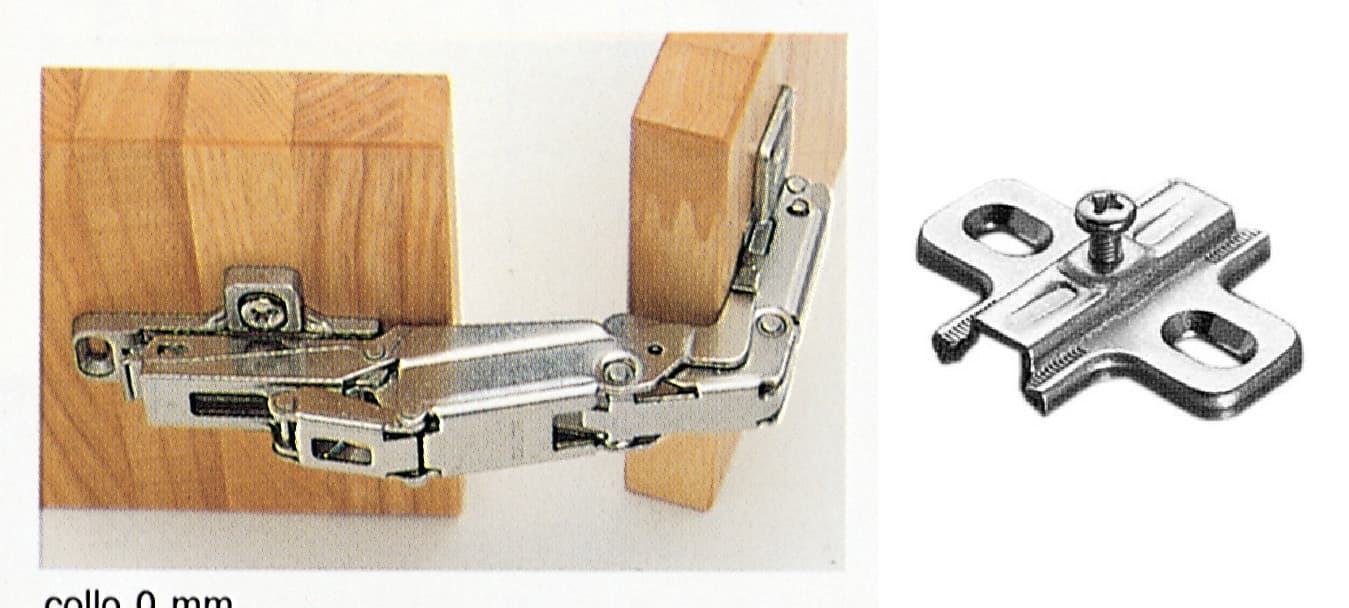 Cerniera Salice C2AFA99 Collo 0 4,0 Blister Bl 2 Pezzi - 2