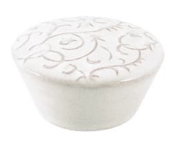 Pomolo Porcellana P 36 49 x 28 mm con Bussola Metal Style 4 Pezzi - 2