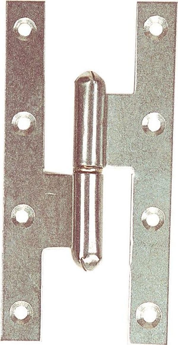 Cerniera Paumelles Ferro 55 x 140 mm DX Aldeghi Luigi Spa 1 Bs Bs 2 Pezzi - 2