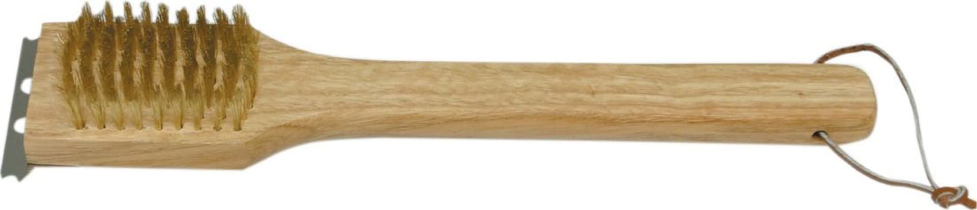 Spazzola per Barbecue Fili Ottone 30 cm i Giardini del Re 12 Pezzi