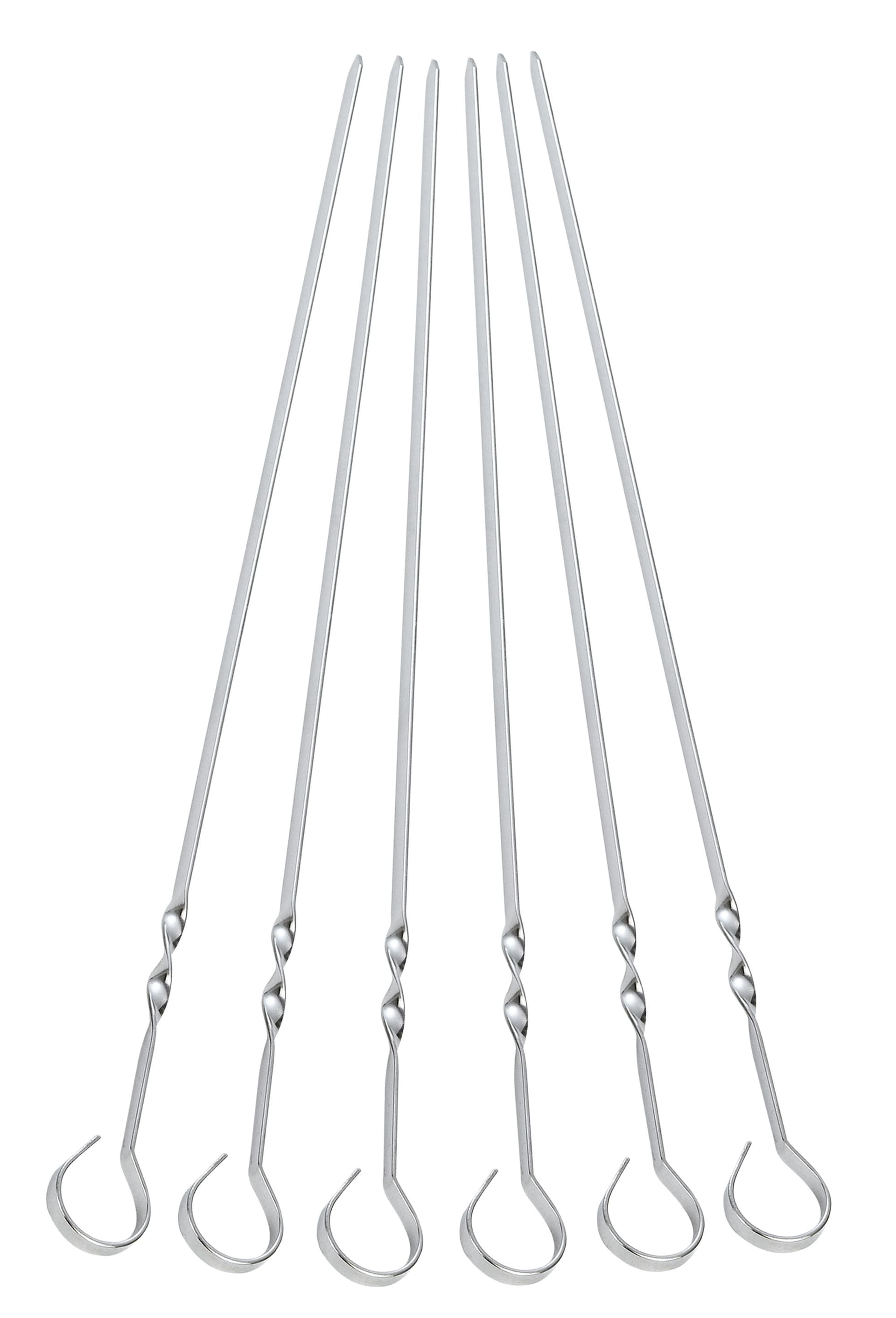 Spiedini per Barbecue 35 cm INOX AISI430 i Giardini del Re - 2