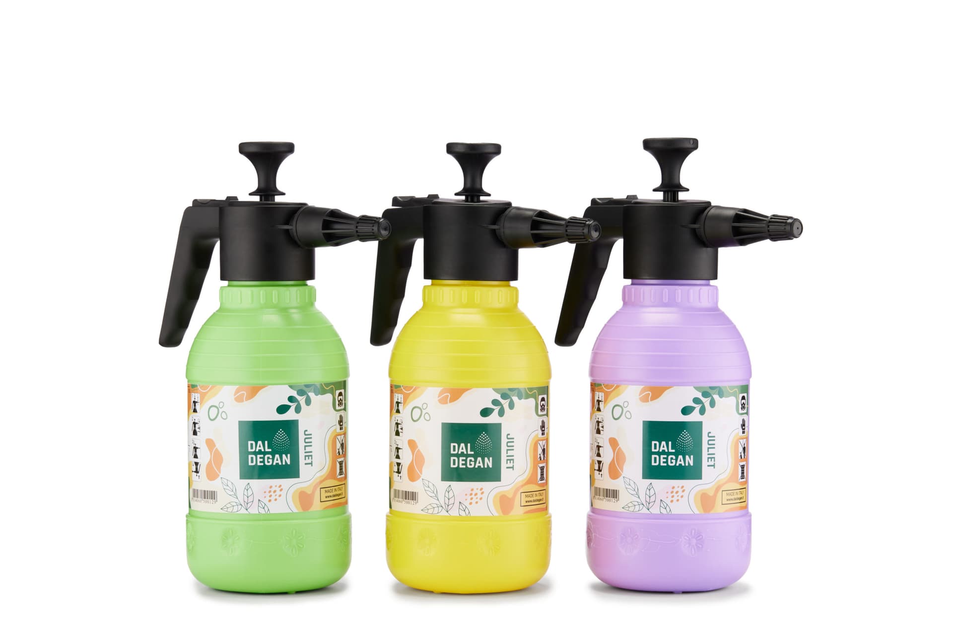 Pompa Plastica a Pressione Juliet Col. Ass. 2 l 12 Pezzi - 2