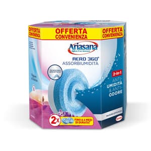 Ariasana Ricarica Aero 360 Tab Lavanda 2 x 450 g 12 Pezzi - 2