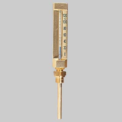 Termometro ad Immersione Attacco Diritto 30 ° 50 ° 63 mm ½ Watts Industries - 2