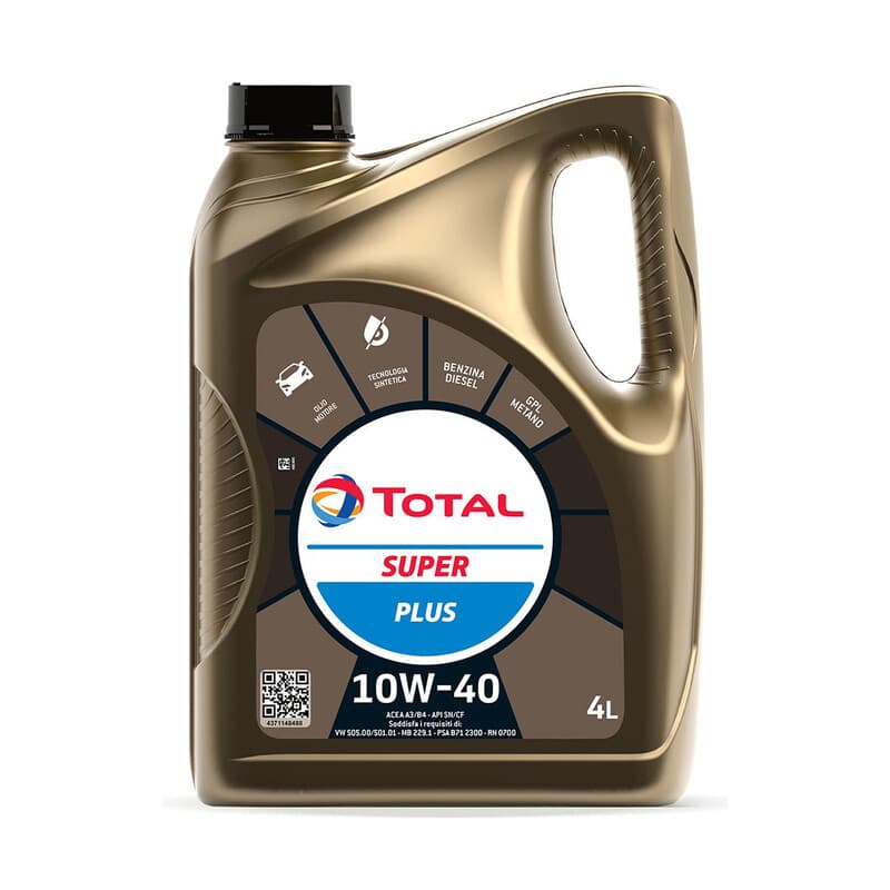 Olio Lubrificante Total Super Plus 10W40 4L 3 Pezzi – Idroweb
