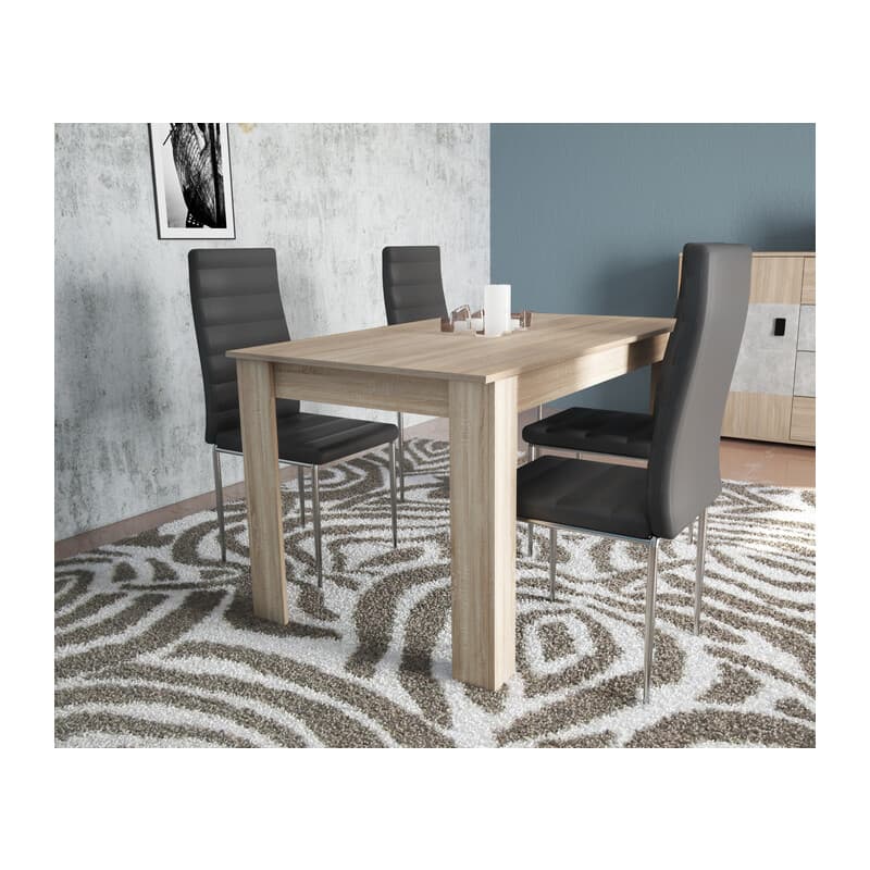 Tavolo Fisso Cm 80 x 138XH.75 Rovere - 2