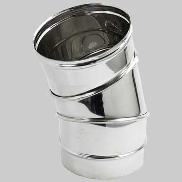 Curva AISI 316 Regolabile da 0 a 90 Dm 80 Made in Italy - 2