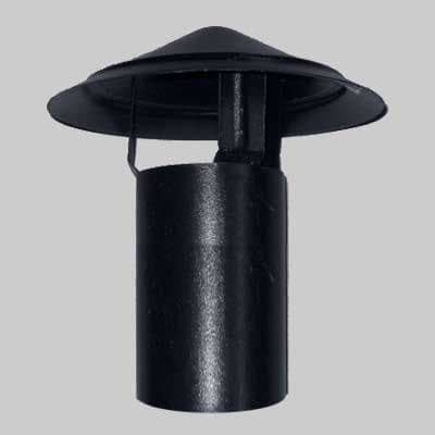 Fumaiolo a Cappello Cinese per Tubo Pellet Ø 80 mm Made in Italy - 2