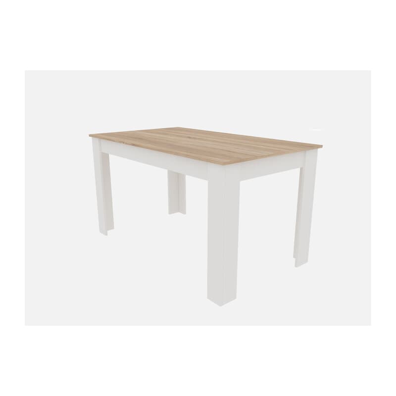 Tavolo Allungabile Cm 80 x 110 x 150XH.75 Rov. Bianco - 2