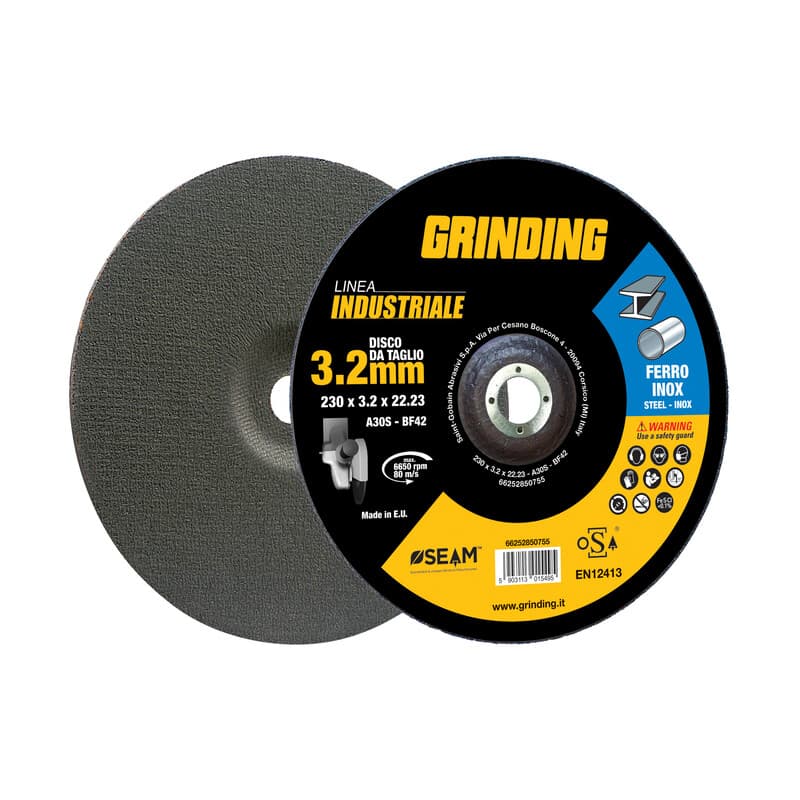 Grinding Industriale Disco Ferro Depresso 230 x 3,2 5 Pezzi - 2