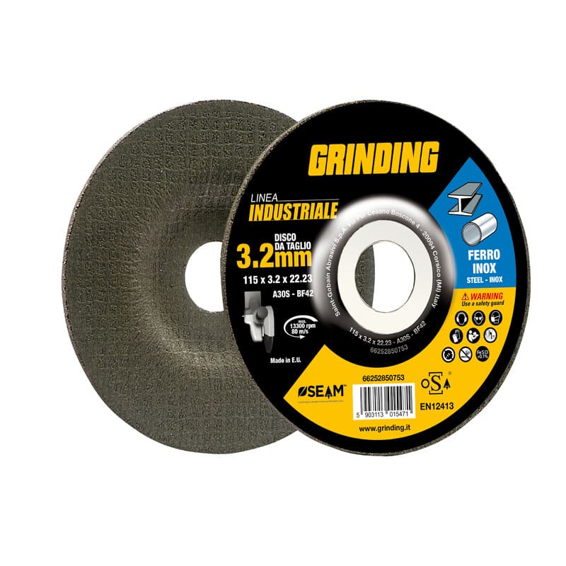 Grinding Industriale Disco Ferro Depresso 125 x 3,2 5 Pezzi - 2
