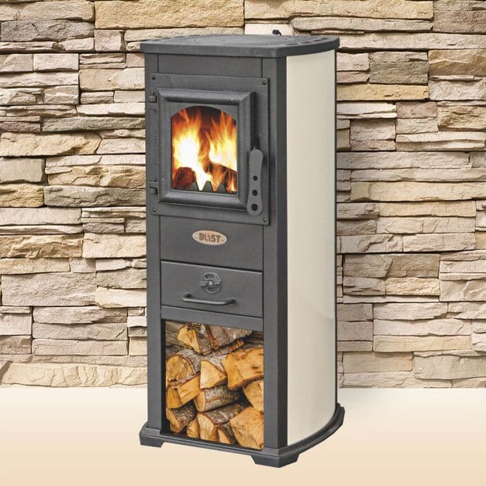 Stufa Legna 5.0 Kw Berna Lux Beige - 2