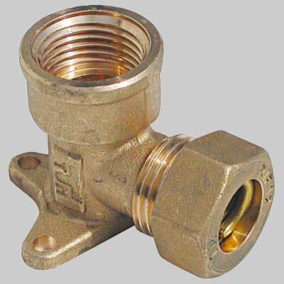 Gomito con Flangia 3 Fori Oring Tiemme 12 x ½ - 2