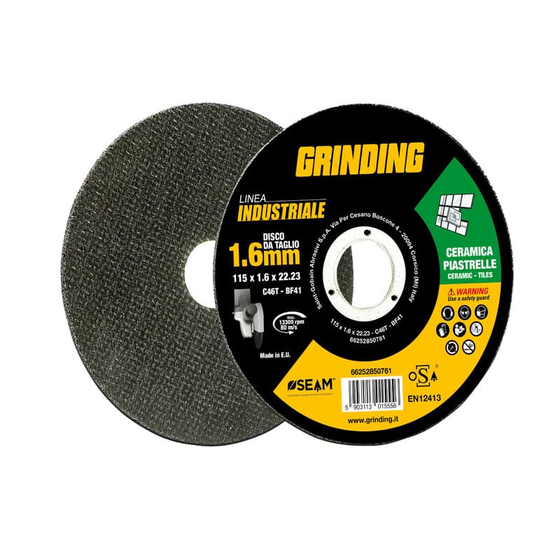 Grinding Industriale Disco Ceramica Piano 115 x 1,6 10 Pezzi - 2