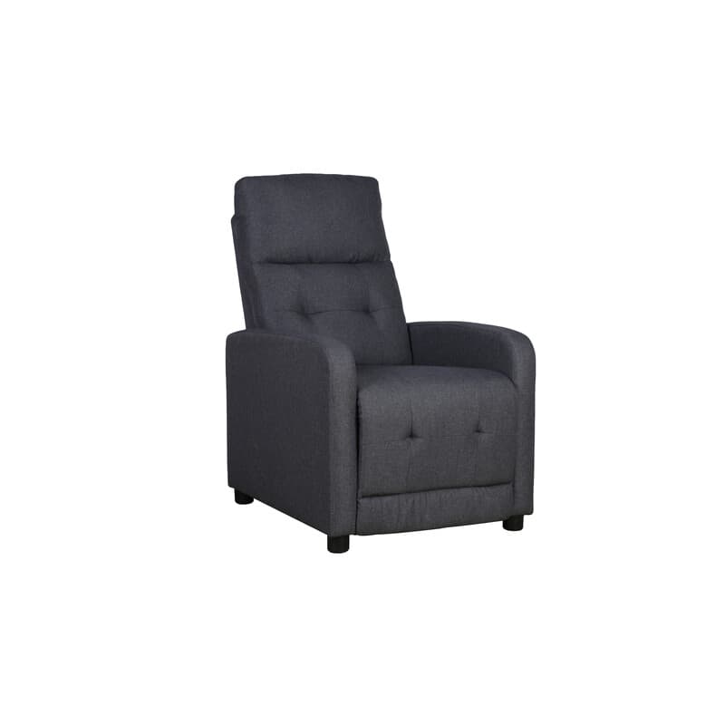 Poltrona Recliner Rey Tessuto Grigio 43 - 2