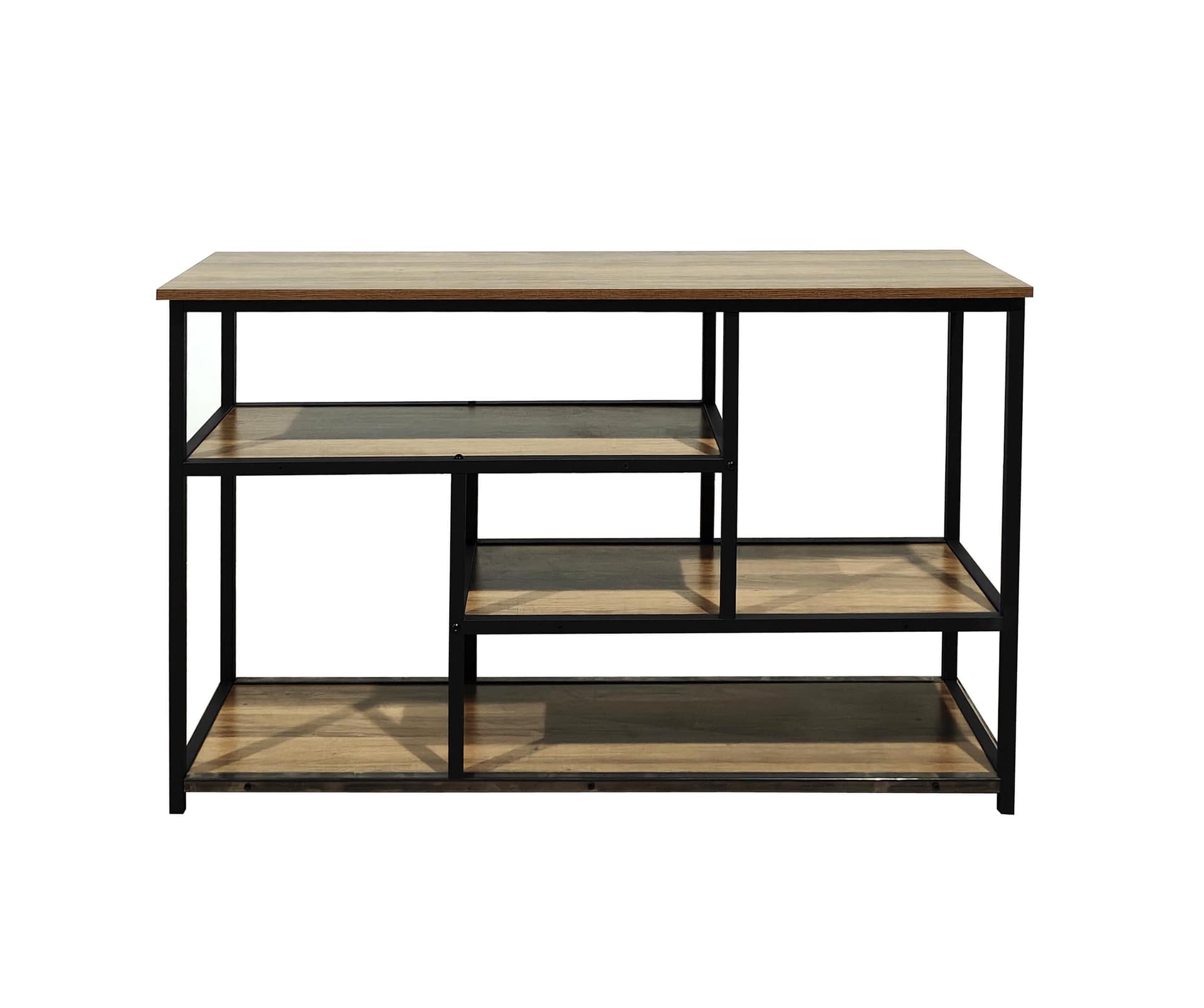 Mobile Basso Metal Quercia 140 x 35 x 80 cm Industrial - 2