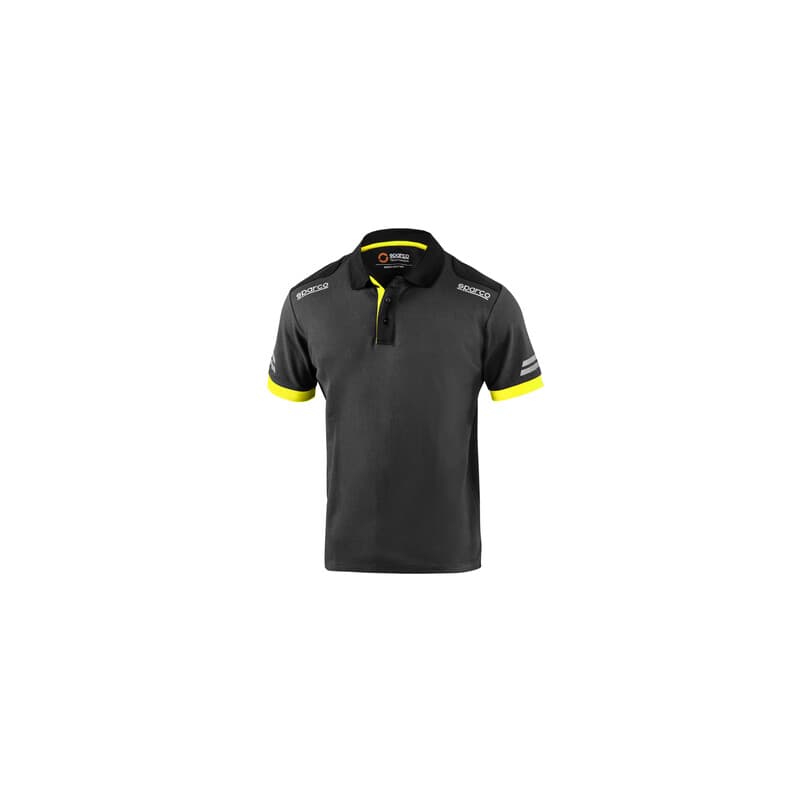 Sparco Polo Toledo Grey Yellow Tg Xxl - 2