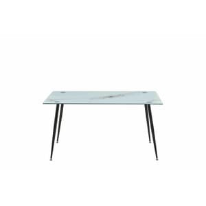 Tavolo Mirror 120 x 80 x 75 Vetro Marmo 290 Lucido - 2