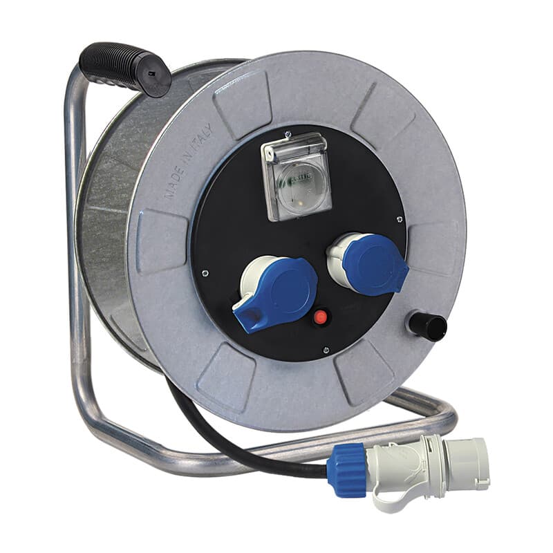 Fme 14.370 Avvolgicavo 2P 30 m CE220V e 1 Bip Schu - 2