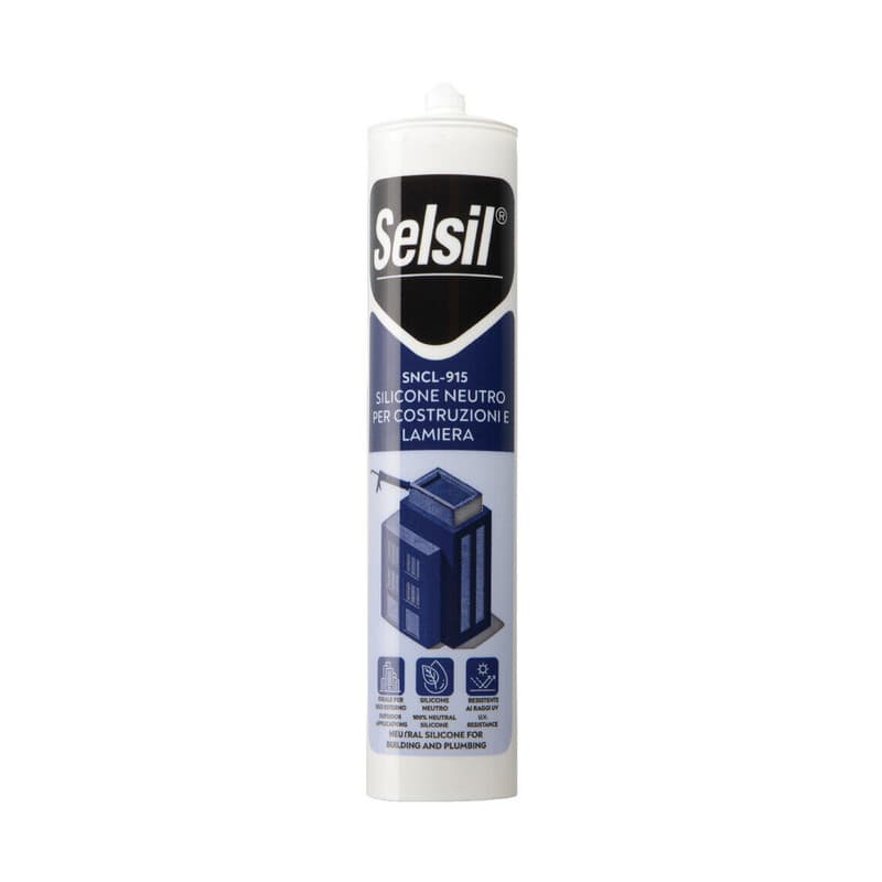 Silicone Neutro Trasparente 310 ml Selsil 25 Pezzi - 2