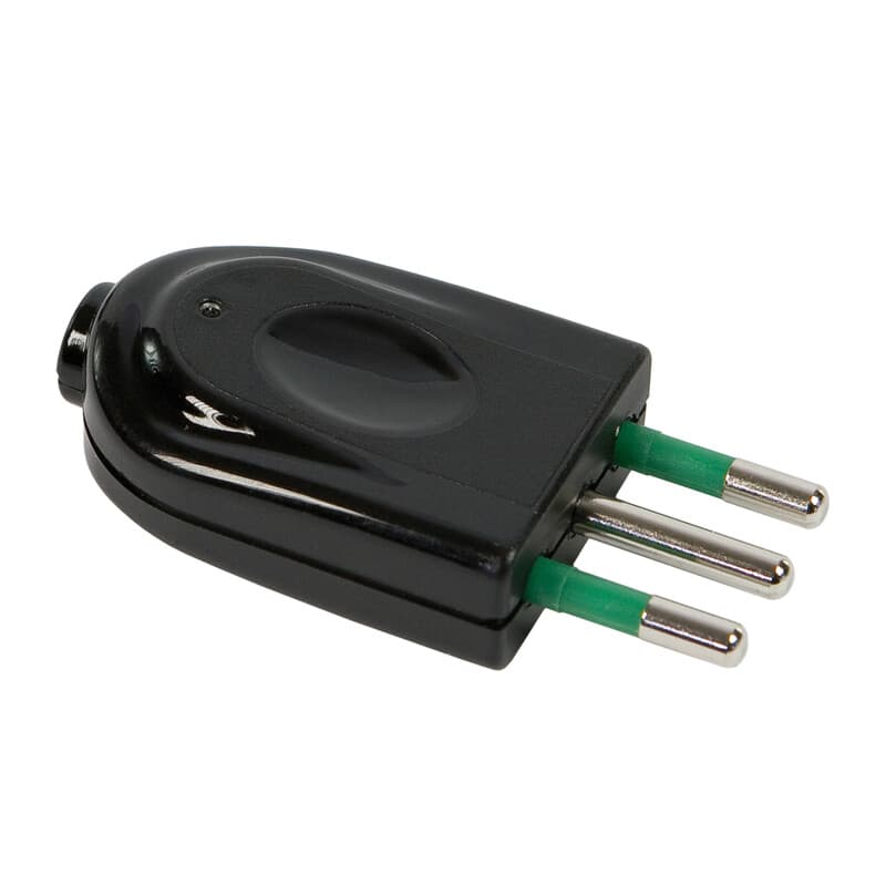 Fme 82.511 Spina 10A 2P e T Garanti Fk Nero 50 Pezzi - 2