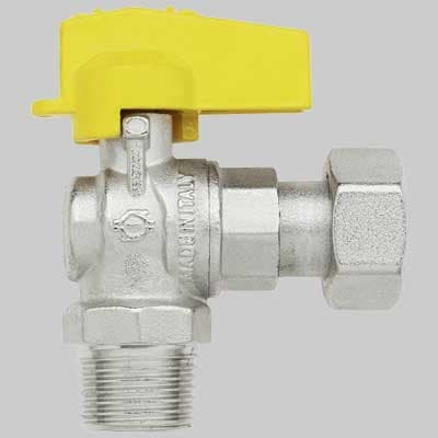 Rubinetto a Squadro Maschio con Dado Girevole ½ x ½ G F.i.v - 2