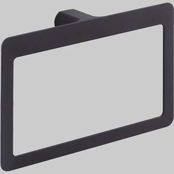 Portasalviette ad Anello Pirenei F14 Nero Matt Gedy - 2