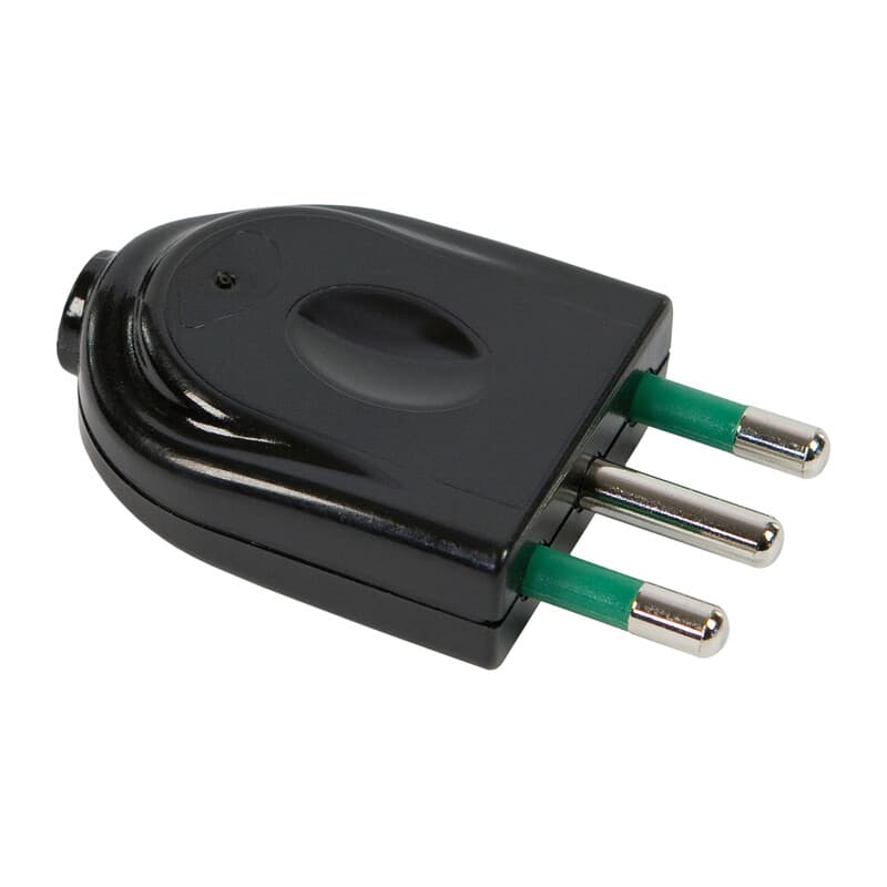 Fme 82.521 Spina 16A 2P e T Garanti Fk Nero 50 Pezzi - 2