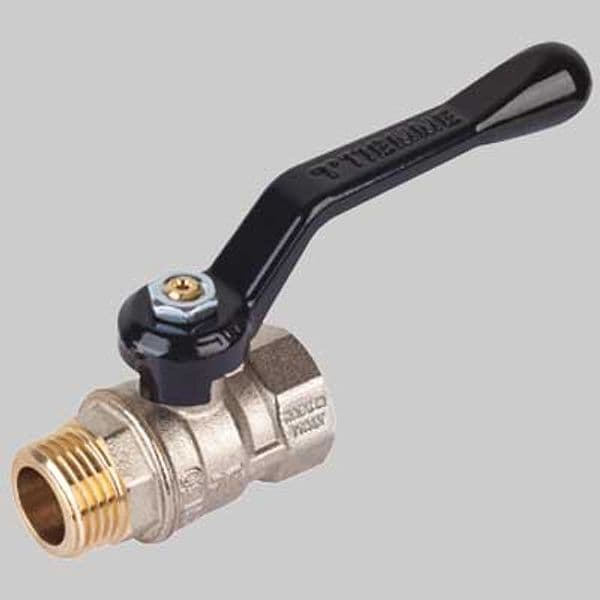 Valvola a Sfera Passaggio Standard Mf Leva Alluminio 11/2 PN 25 Tiemme - 2