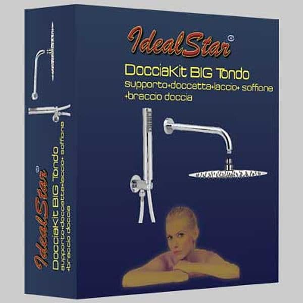 Set Doccia Cromo Tondo Dm 250 Cardinale - 2