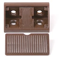 Giunzione Angolare in Plastica Marrone 100 Pezzi - 2