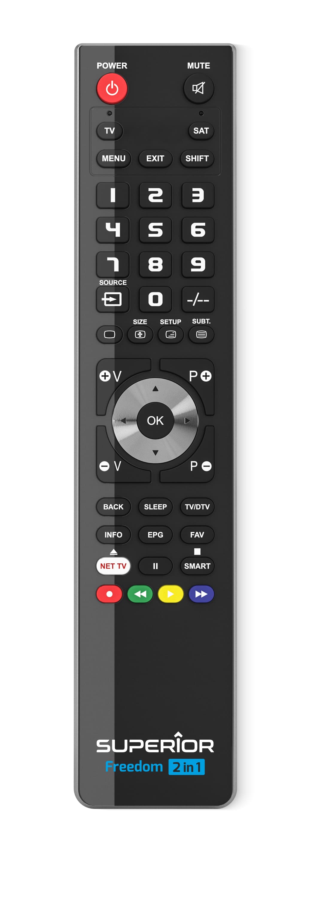 Telecomando Tv Superior Universale Freedom 2 in 1 - 2
