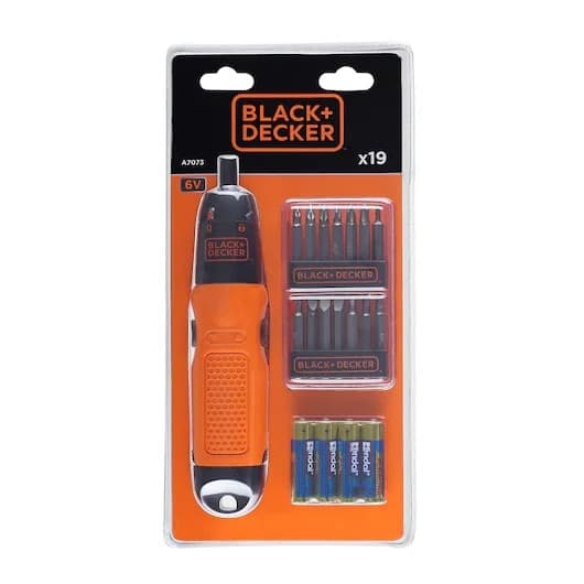 Kit . B e D MOD.A7073 Xj Black e Decker Svitavvita 19 Pezzi – Black&Decker