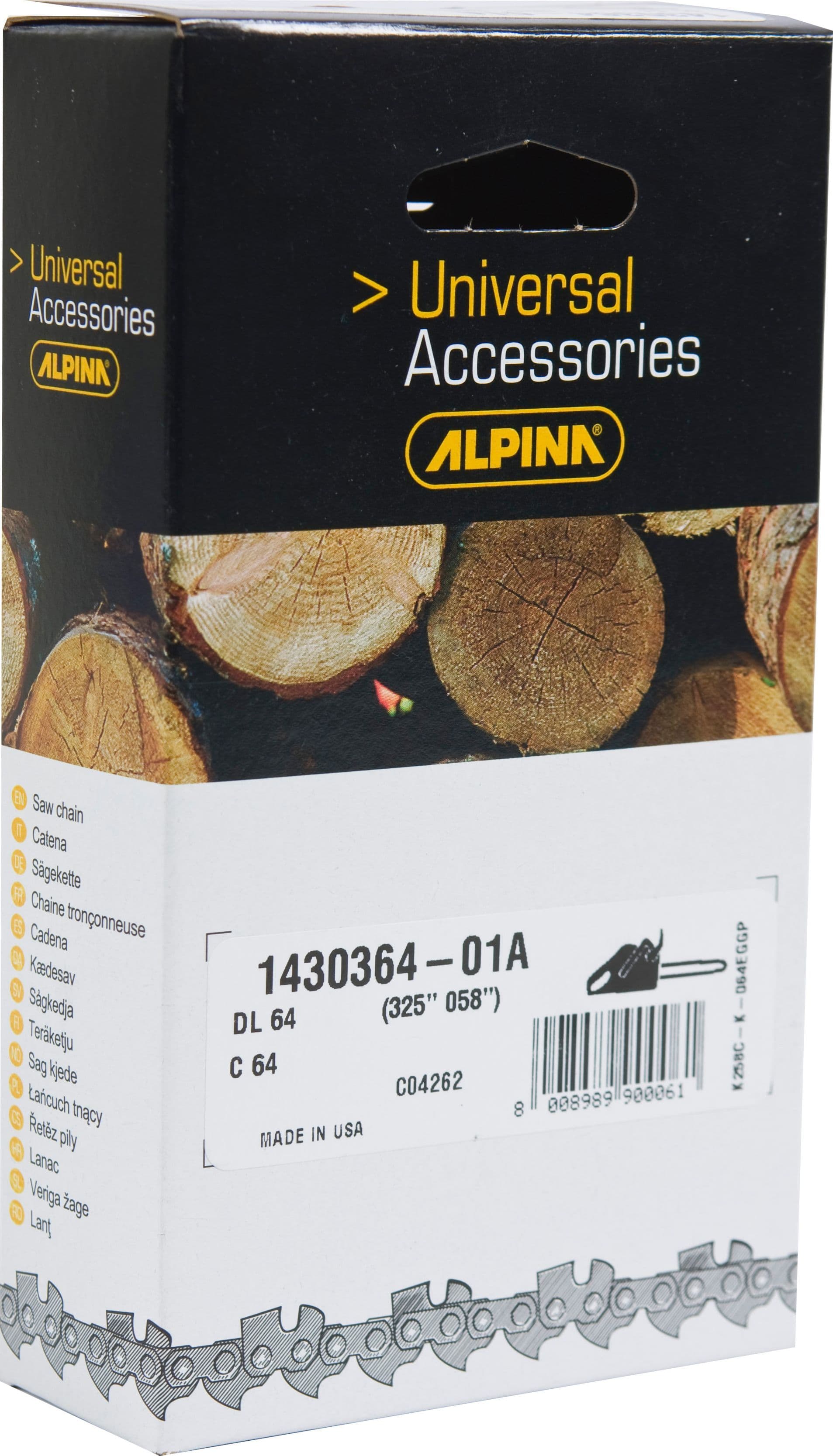 Catena 91SG 50E per Motosega 380 CX35 CP360 4113702 x 1430150 Ggp Italy - 2
