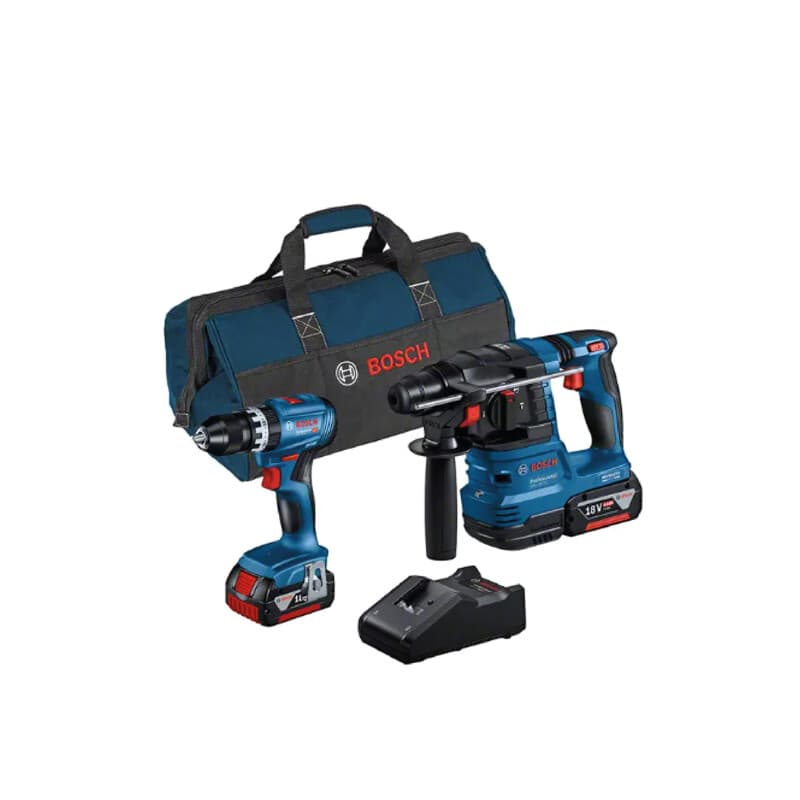 Trapano e Tass. e 3 BATT.4,0AH e Caric Bosch B Set 18V - 2